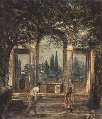 Diego Velazquez La Villa Medicis a Rome (le Pavillon d'Ariane) (df02) oil painting picture